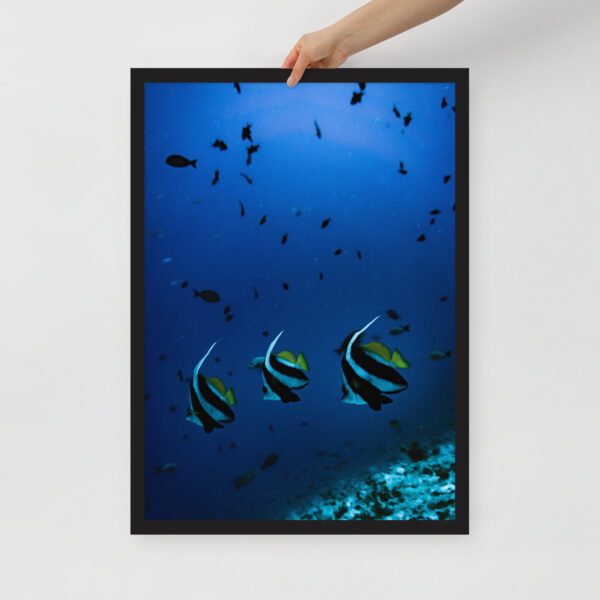 Triptyque synchronisé - Poster encadré – Image 4